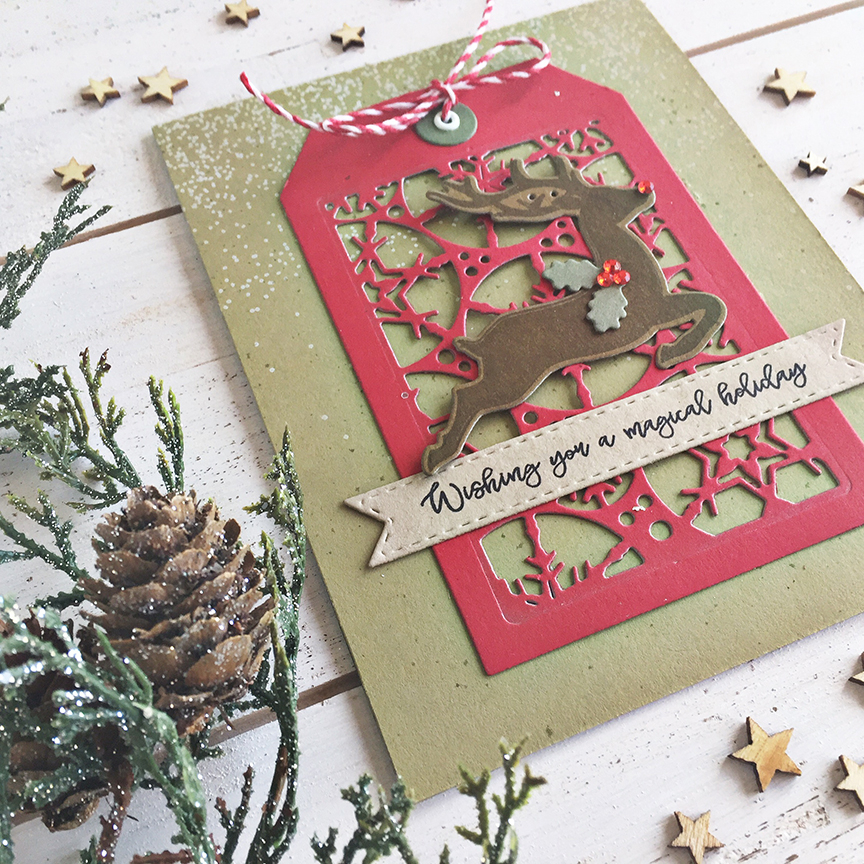 STAMPS: Dash Away All<br />
<br />
INK: True Black, Fresh Snow, Cocoa Bean<br />
<br />
PAPER:...