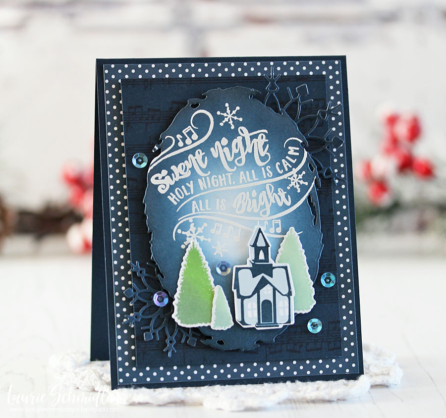 STAMPS:  Cloche Quarters: Winter Fillers, Sing a Song of Christmas, Background Basics: Sheet...