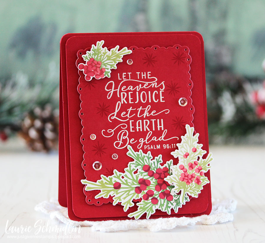 STAMPS:  Year of Psalms: October, Beautiful Berries: Winter<br />
<br />
PAPER:  Stamper&#039;s...