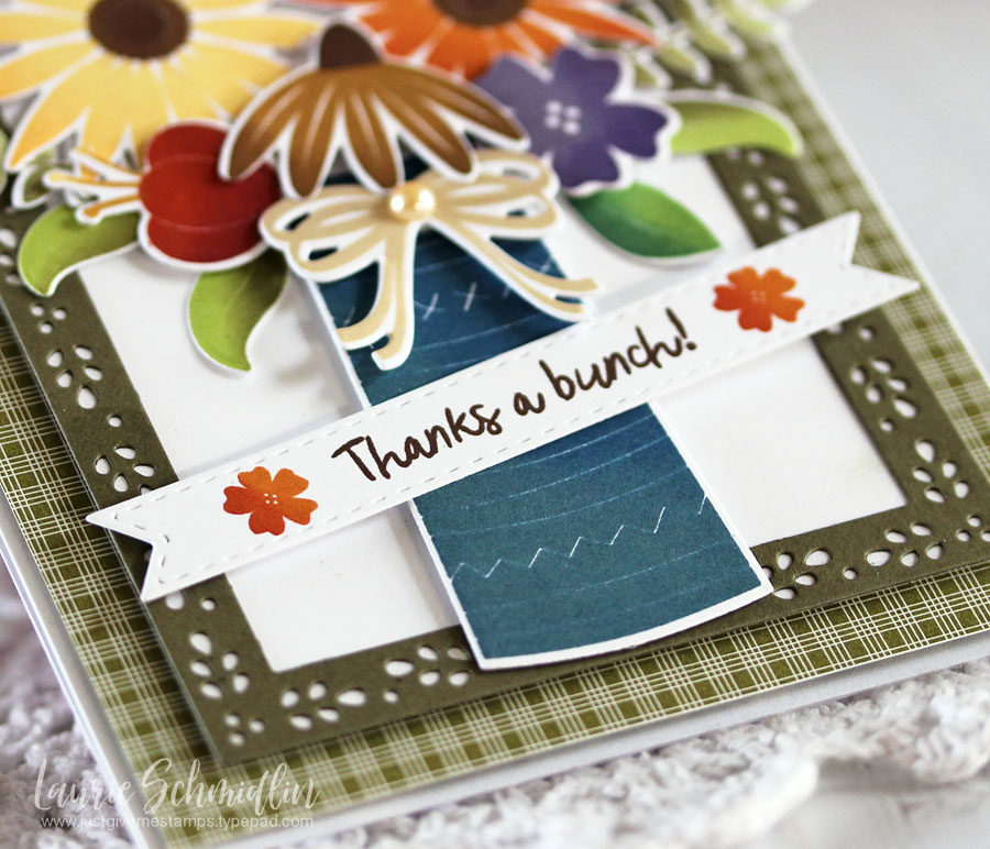 STAMPS: Flower Power<br />
INK: Harvest Gold, Summer Sunrise, Canyon Clay, Terracotta Tile,...