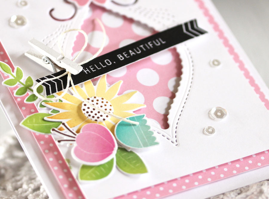 STAMPS: Direct Messages, Flower Power<br />
PAPER: Stamper&#039;s Select White, Bitty Big: Pink...