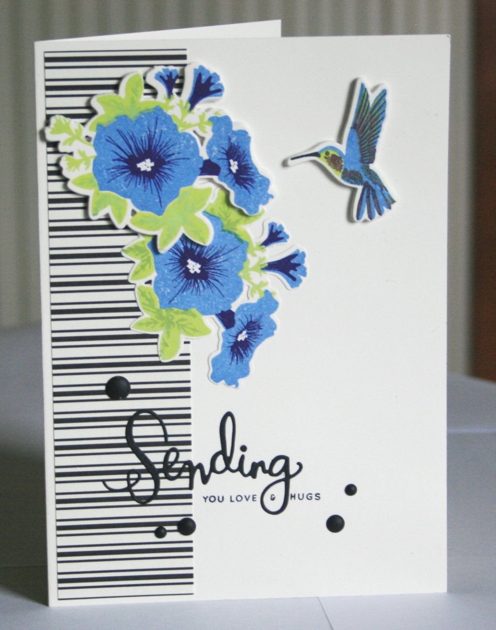 The petunias in the Humming Along set are beautiful!  They make a bright, bold focal point.