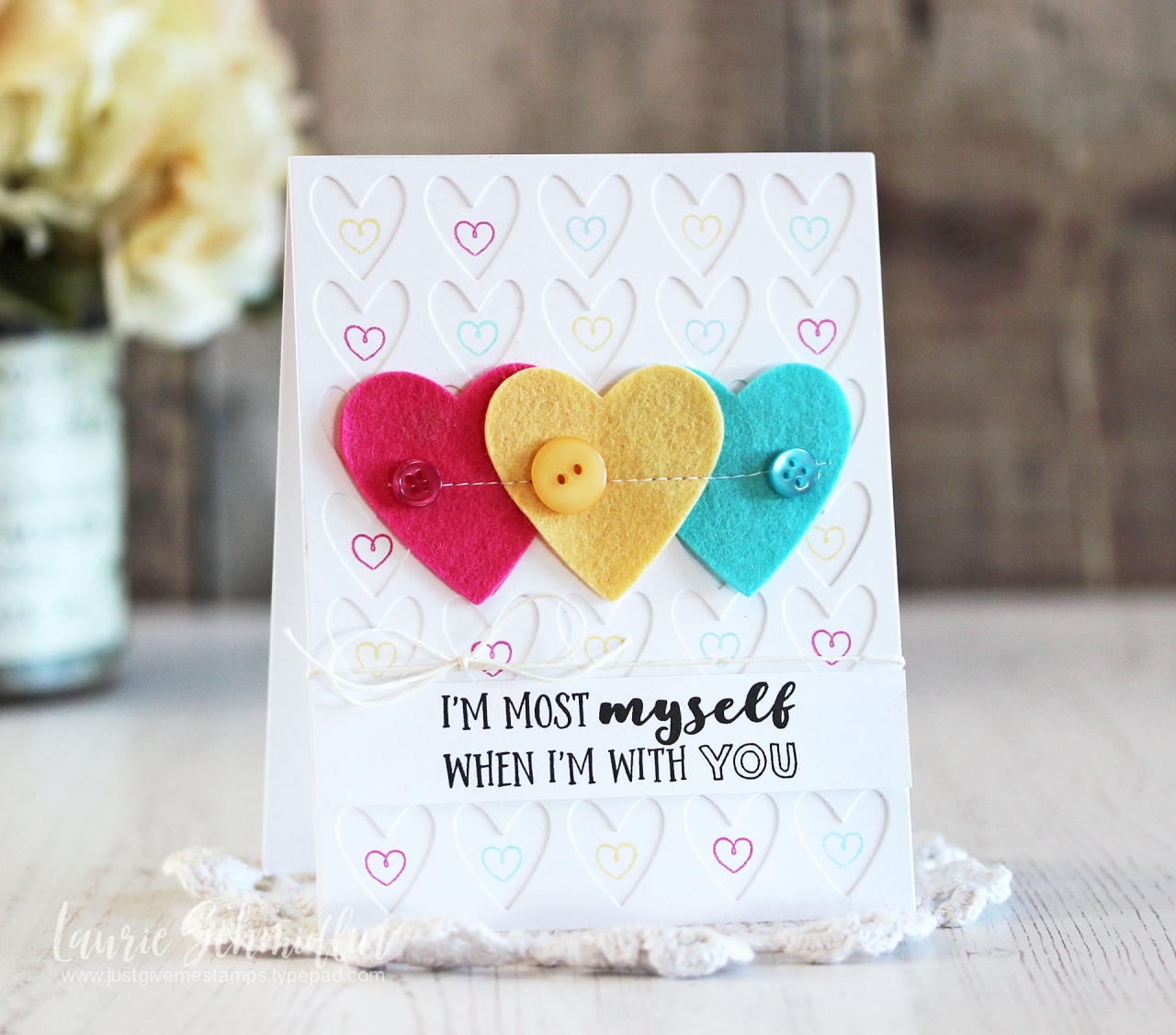 Supplies:<br />
<br />
    STAMPS: Everyday Affection<br />
    INK: True Black, Hawaiian...