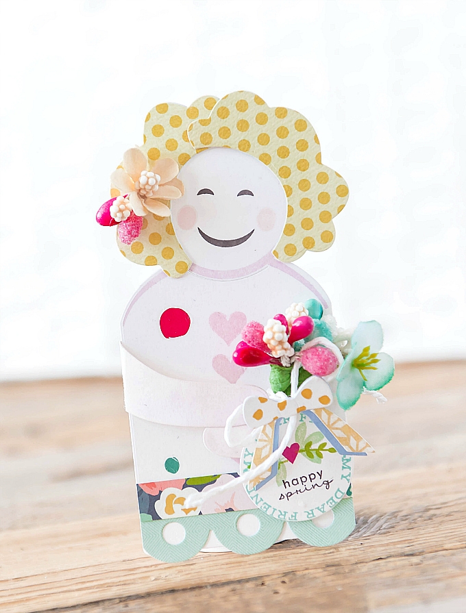 A fun twist on the Holiday Hugs stamps and dies.