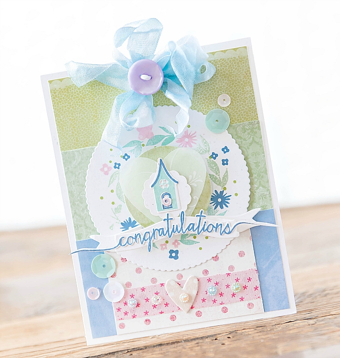 Featuring Petite Places: Home and Garden stamp set and dies, Heart Prints dies, Scene It: Basic...