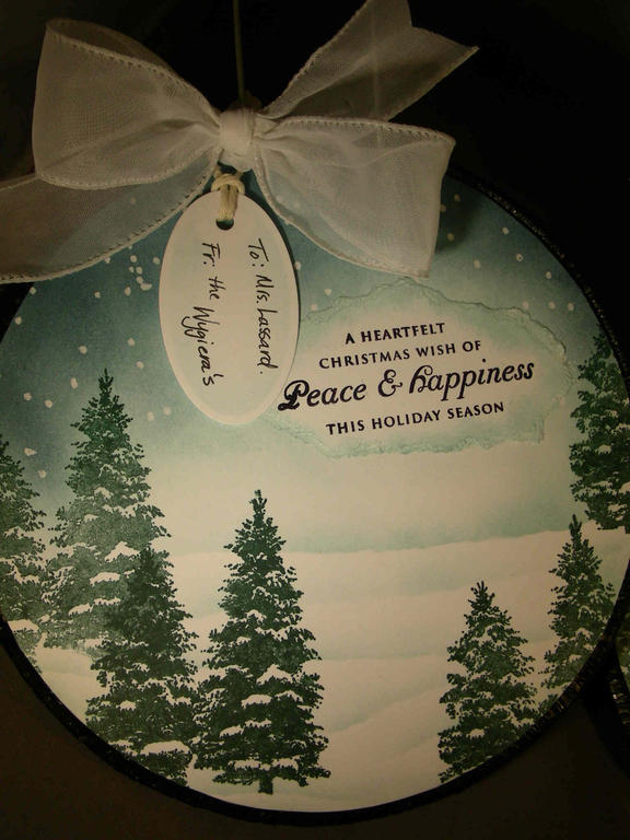 Altered Jiffy Pop popcorn containers for my son&#039;s teacher and EA.  I had a ton of fun...