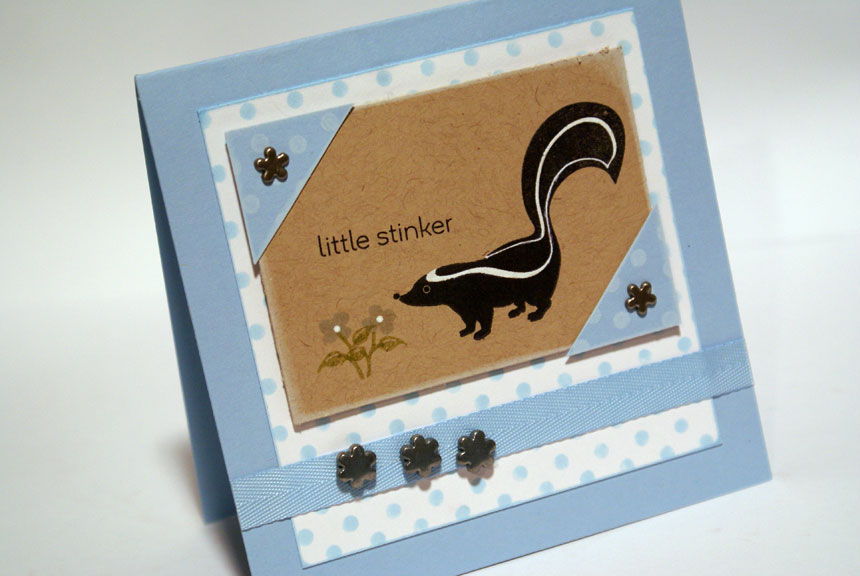 stamps: Forest Friends, Polka Dot Basics (Papertrey Ink)<br />
<br />
ink: Spring Rain, Ripe...