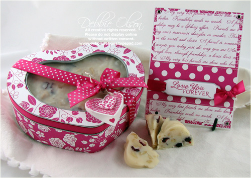 Love You Forever Ensemble<br />
<br />
Stamps: Heart Prints<br />
Paper: Raspberry Fizz...