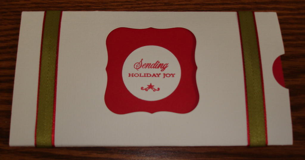 This is a little money holder I put together for my husband last night....my first one.  He is...