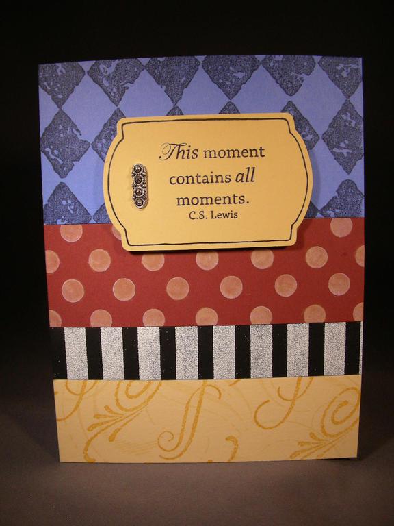 This is an inspiration card.  You should see the chair that I used as inspiration (the pic can...