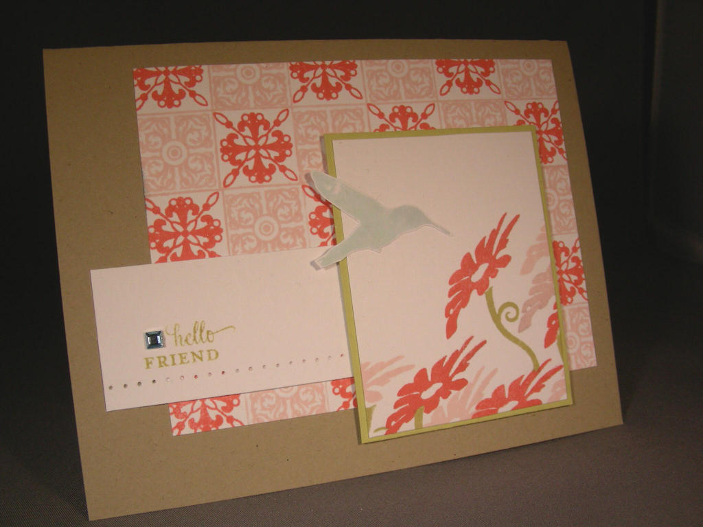 Made this for the sketch challenge over at SCS.  Everything on this card is Papertrey Ink except...