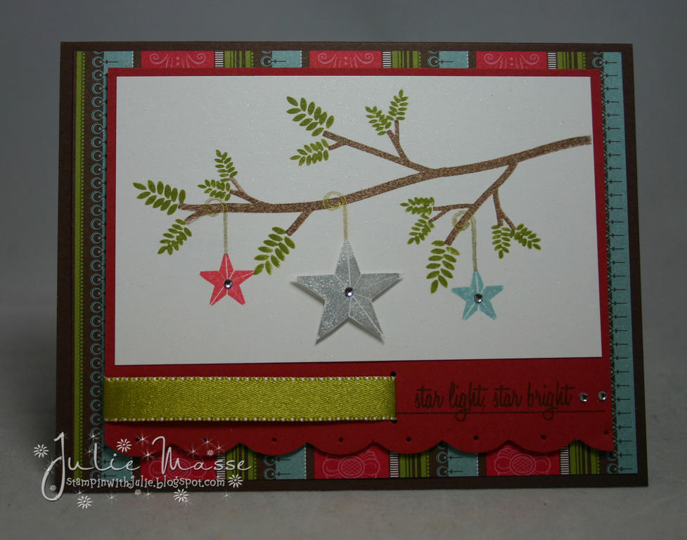 I made this card for the White Christmas challenge at VSN &#039;08 at SCS. The challenge was to...