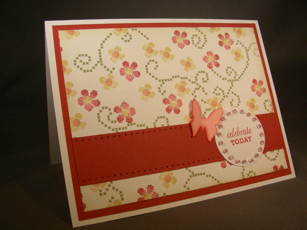 I love this Cosmo Cricket paper!!  I am always trying to find ways to use the amazing Borders...