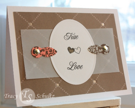 Simple v-day card using Wedding Day. More info on my blog here:...