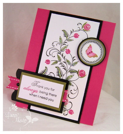When I create a sympathy card I always include a butterfly.<br />
To me, butterflies are very...