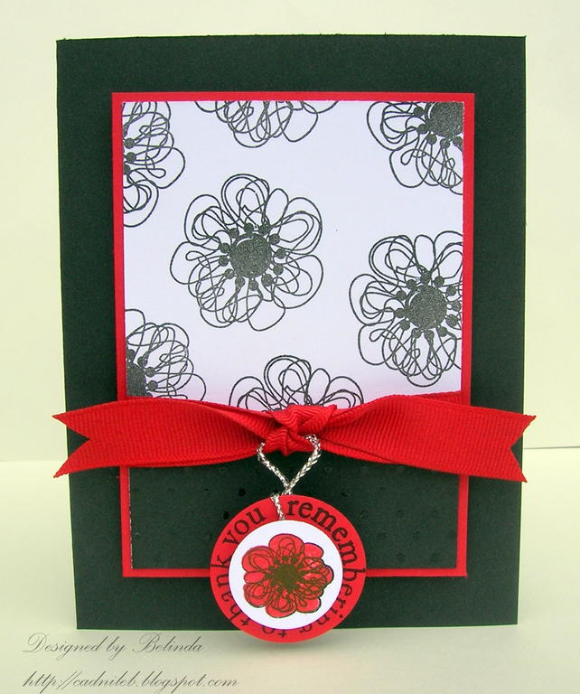 Remembering to Thank You - Submission for best use of any previously released Papertrey stamp...