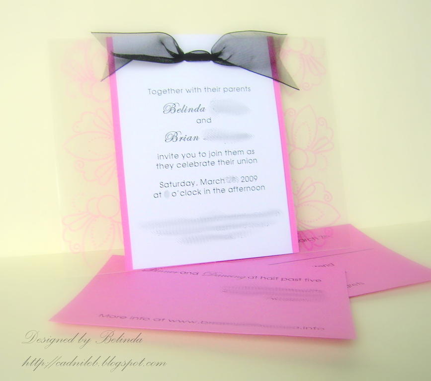 Wedding invite - Submission for Previous Set<br />
<br />
Stamp: Beautiful Blooms<br />...