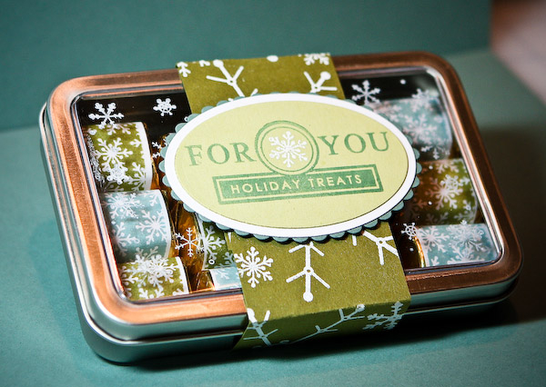 Supplies:<br />
Stamps: Papertrey Ink Holiday Treats, Snowfall<br />
Paper: Stampers Select...