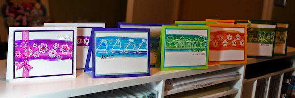 Credits<br />
Stamps: PTI Bitty Baby Blessings, Martha Stewart polka dots<br />
Paper: PTI...
