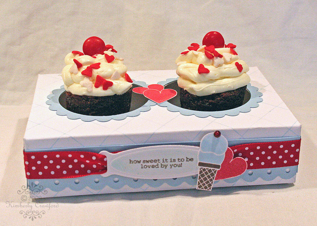 A Sweet Treat for Two<br />
I found these darling &quot;sundaes&quot; in a Wilton idea book....