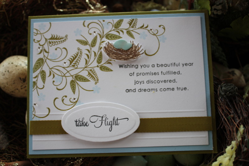 You can easily change out the sentiments with this stamp set to create beautiful all occasion...
