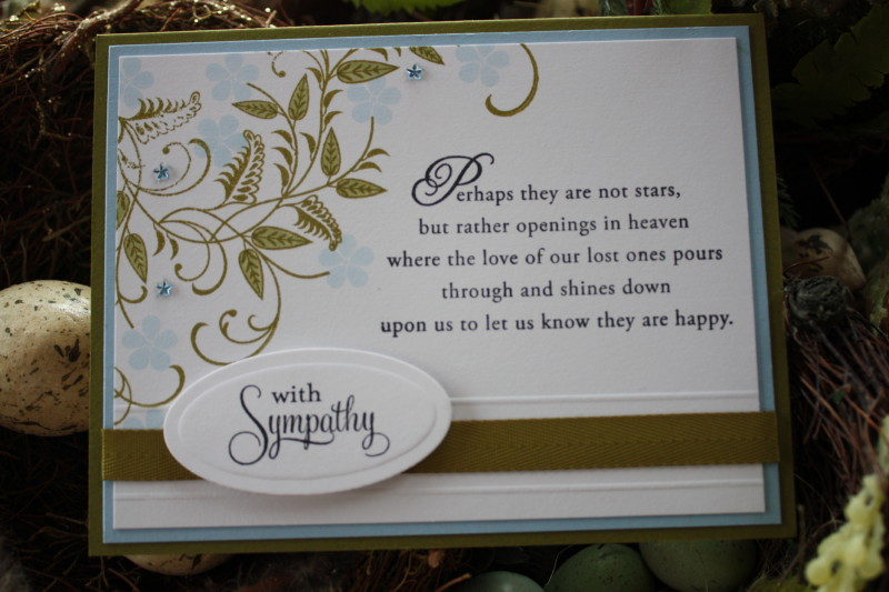 A beautiful sympathy set with images that are versatile enough to use for all occasion cards.