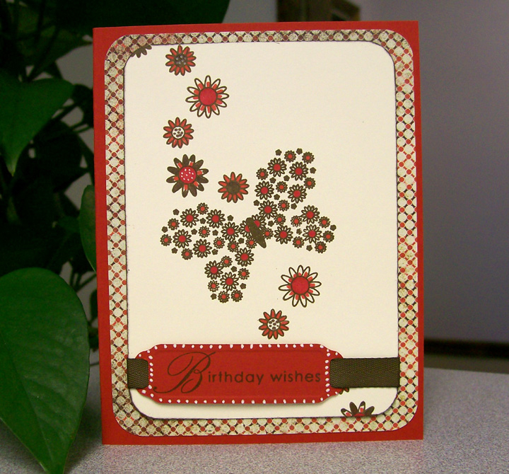 Paper:  Pure Poppy, Vintage Cream (PTI), Boxer (Basic Grey)<br />
Ink:  Dark Chocolate (PTI),...
