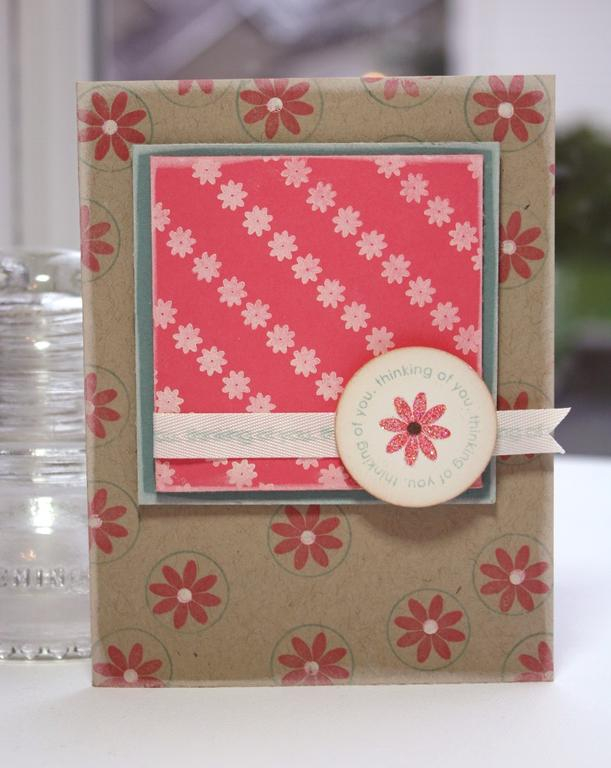 Stamps- Around &amp; About Sentiments<br />
Ink- Berry Sorbet, Ocean Tides, Vintage Cream<br />...