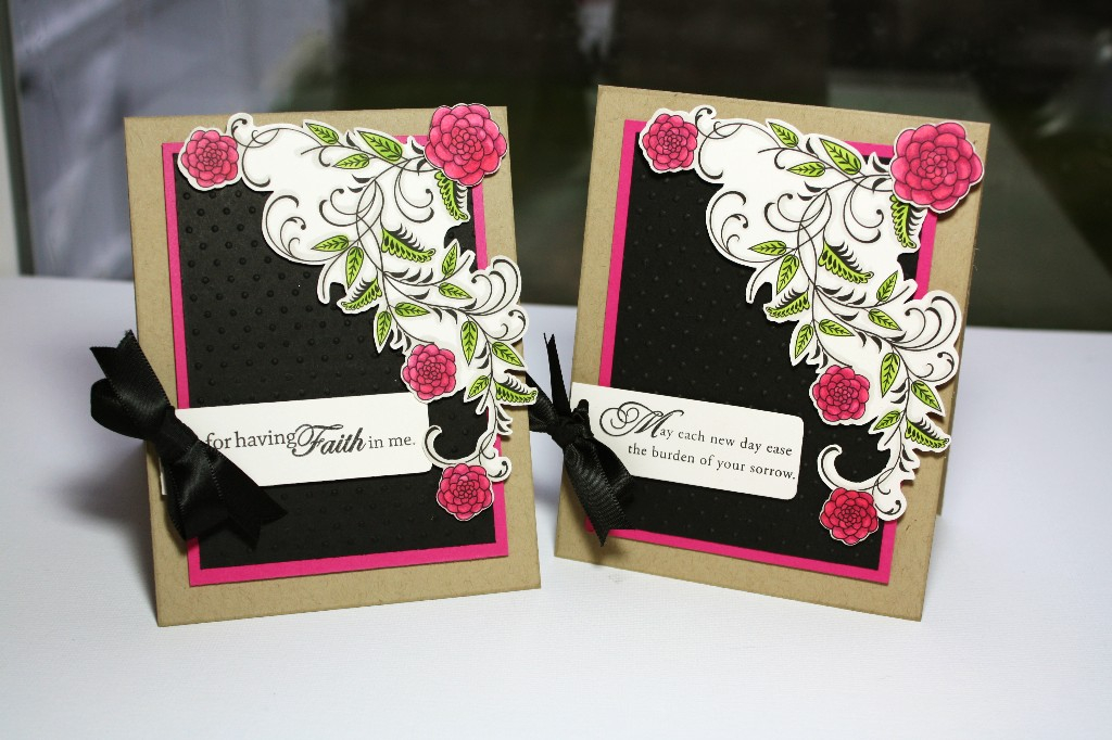 * Stamps-  With Sympathy (Remember or Everyday Card)<br />
    * Ink- Basic Black, light brown...