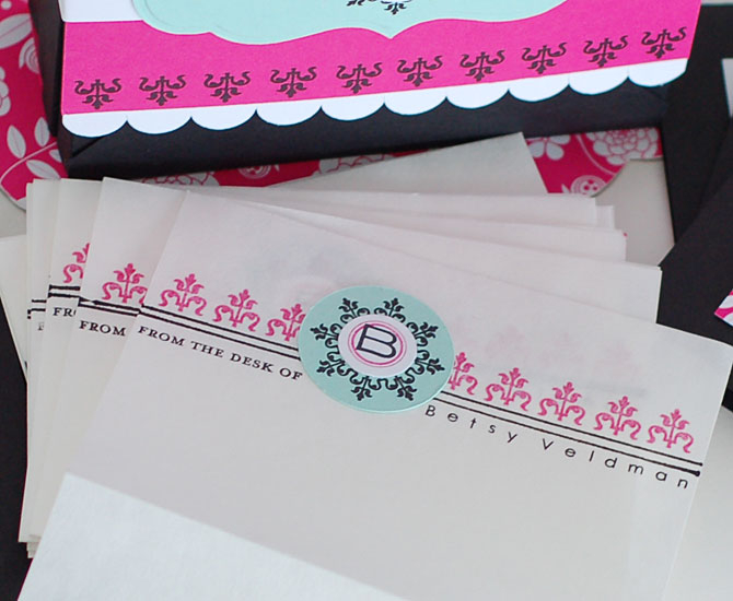 Stationery Set - paper sheets