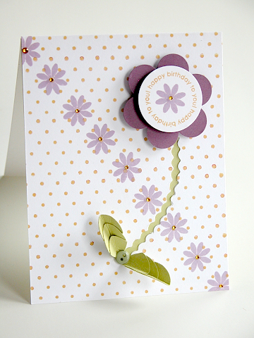 Stamps: Around and About Sentiments, Polka Dot Basics<br />
Paper: PTI White, Plum Pudding,...