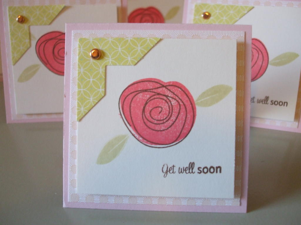 Sympathy Card using PTI Garden of Life Set - Closeup