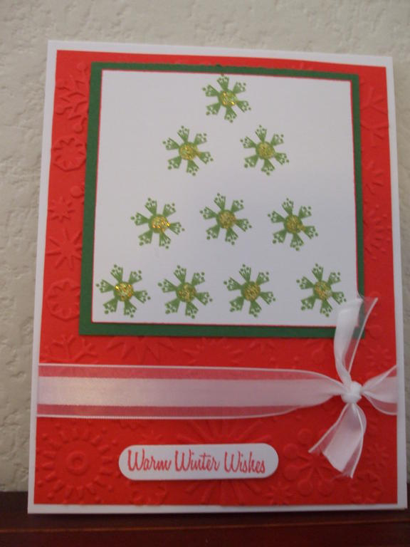 Holiday card using PTI Simple Things Set