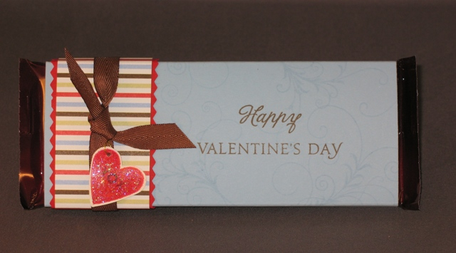 My Valentine Treat Entry<br />
I made this Hershey Special Dark Chocolate bar wrapper slightly...