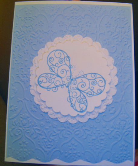 Embossed Butterfly Kisses