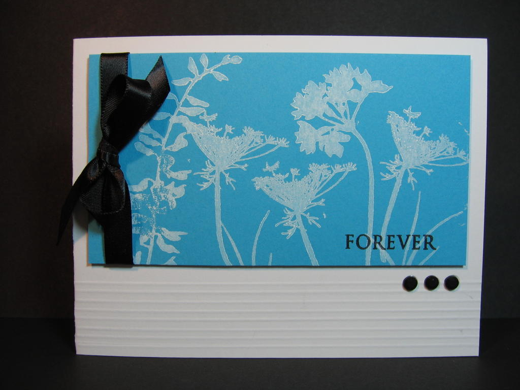 PTI: Spiral Bouquet (Forever), white cardstock