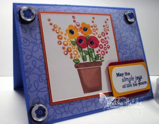 An older card that I made.  It&#039;s raining and gray here now and this brightens my day.  More...