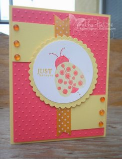 My first card made with the new Perfect Match cardstock and ink.  More details here:...