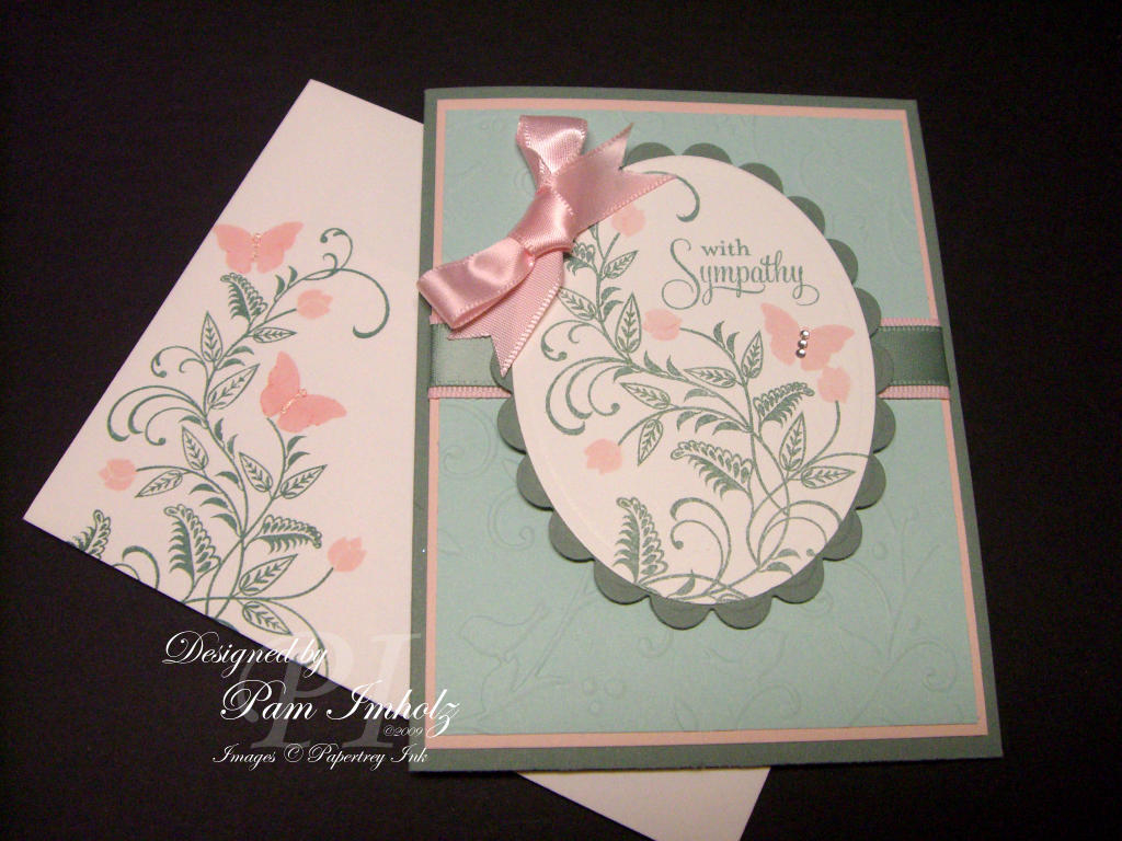 Oval Sympathy Card