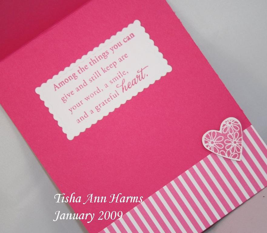 2008 Valetine Card; Heart Prints<br />
<br />
Paper:<br />
Papertrey Ink 8 Â½ x 11 Perfert...