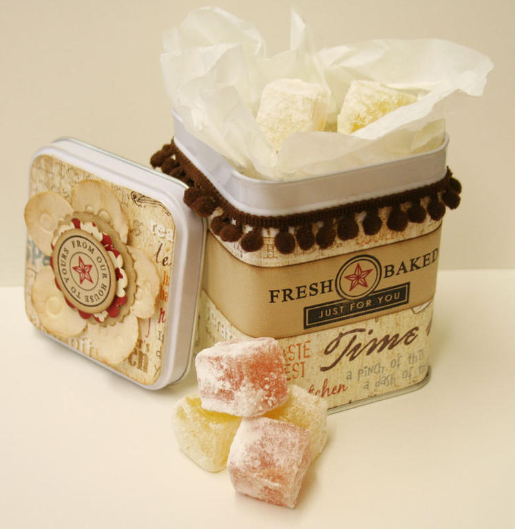 Decorated biscuit tin - there are more before and after pics on my blog <img...