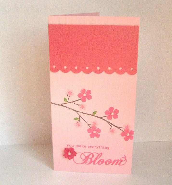 I used several individual stamps for this card..I used the tree branch from Out on a Limb.  The...