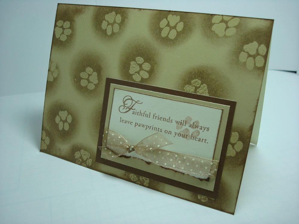Pawprints Card