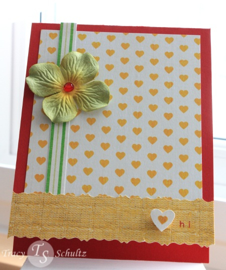 Simple little card using Simple Alphabet. More info and better photos on my blog here:...