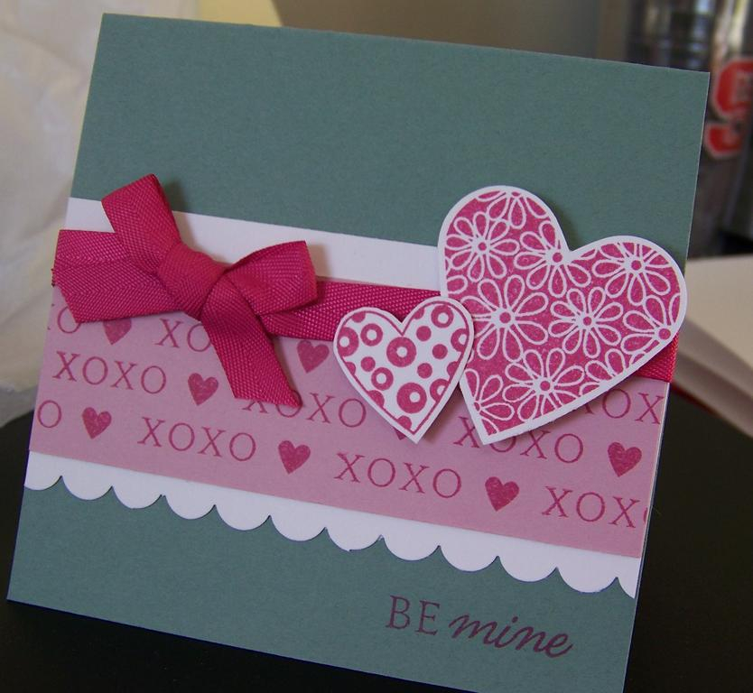 Be Mine (Heart Prints)<br />
CS: Ocean Tides, Lavender Moon &amp; White; Raspberry Fizz ink and...