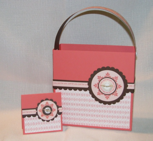 Just For You Gift Bag and Notecard