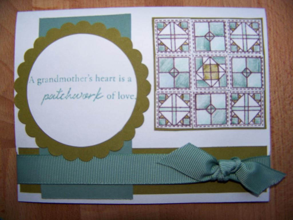 Quilter's Sampler card