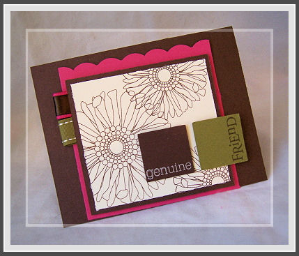 Genuine Friend<br />
<br />
<br />
Supply List:<br />
 <br />
Stamps-Friends 'Til the...