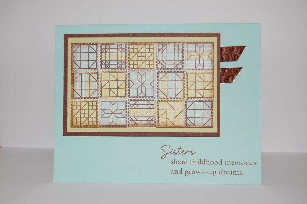 Quilter's Sampler birthday greeting