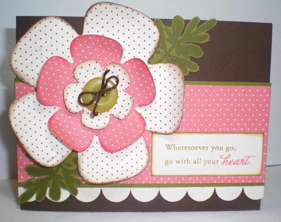 Heart prints sentiments, Pink prints and Chocolate remix